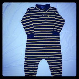 Toddler Ralph Lauren Polo striped cover all
